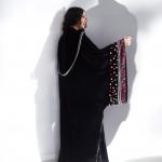 قُفطان قطيفة كوري مستورد درجة أولى مع تطريز سيناوي يدوي دسم | Premium Imported Korean Velvet Kaftan with Rich Handmade Sinai Embroidery