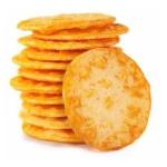 مقرمشات أرز جبنه - 100 جم _ Cheese rice crackers - 100 g( ابو عوف - Abu Auf )