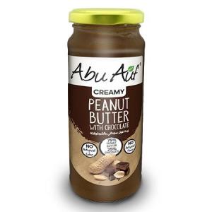 زبده فول سوداني بالشوكولاته - 330 جم _ Chocolate peanut butter - 330 g( ابو عوف - Abu Auf )