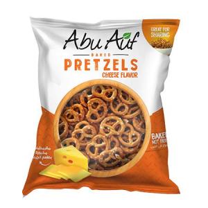 بريتزل جبنه متبله -250 جم _ Marinated cheese pretzel - 250 g( ابو عوف - Abu Auf )