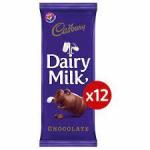 كادبوري ديري ميلك شوكولاتة - 90 جرام - 12 بار Cadbury Dairy Milk Chocolate - 90 grams - 12 bars